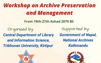 Workshop on Archives Preservation and Management 2022